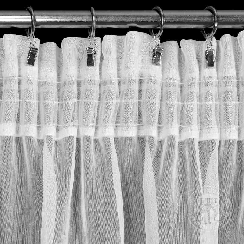 Záclona REBECCA na páske biela 350x250cm