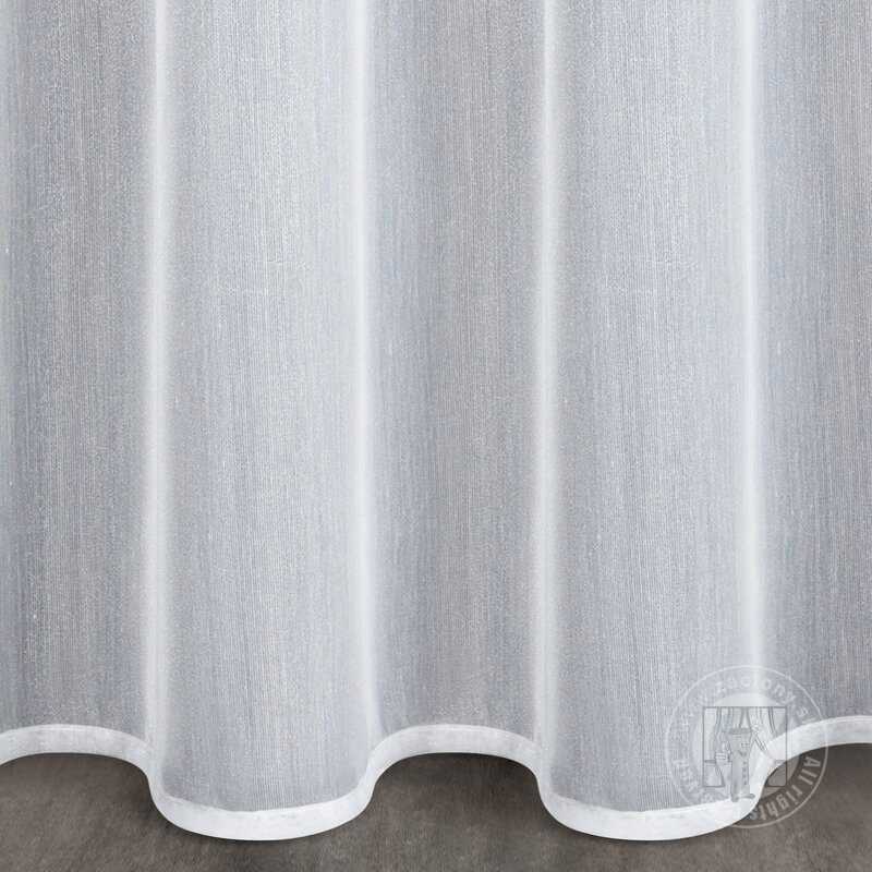 Záclona MIREA na páske biela s lesklou niťou 350x150cm