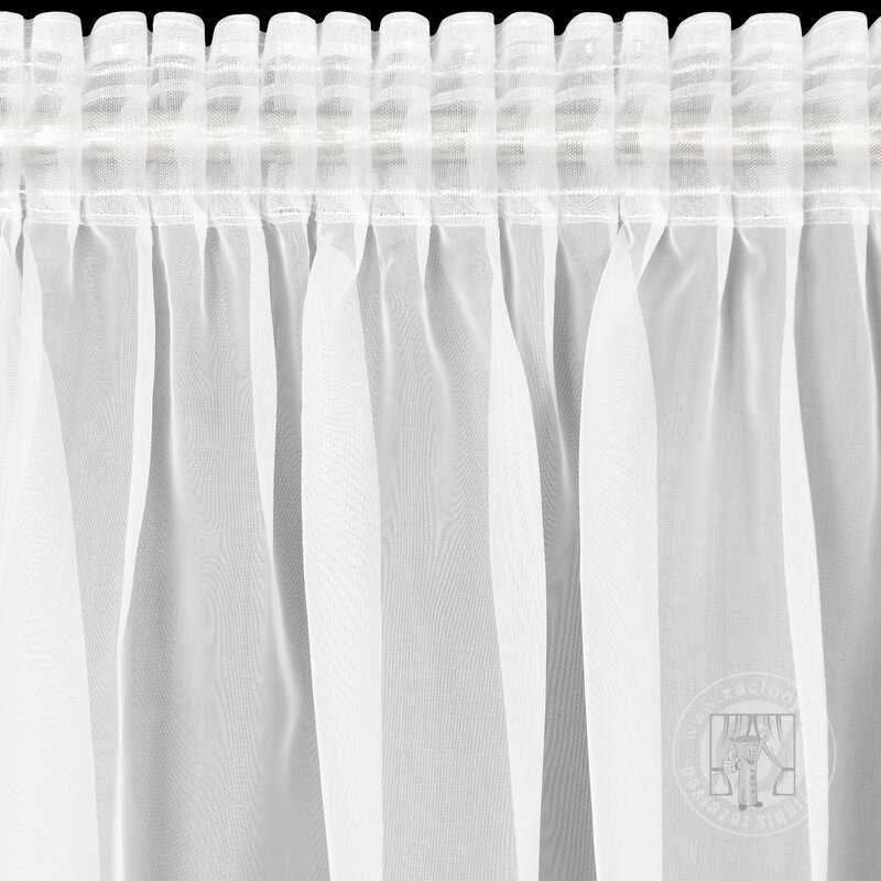 Záclona LUCY na páske biela 350x150cm