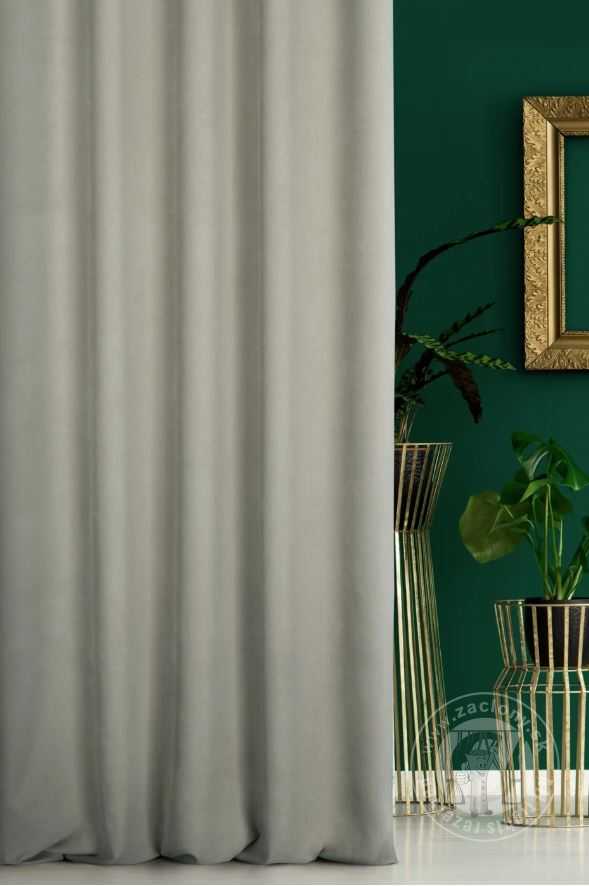 Záves ROYAL CALIFORNIA L129/3 jasná strieborná