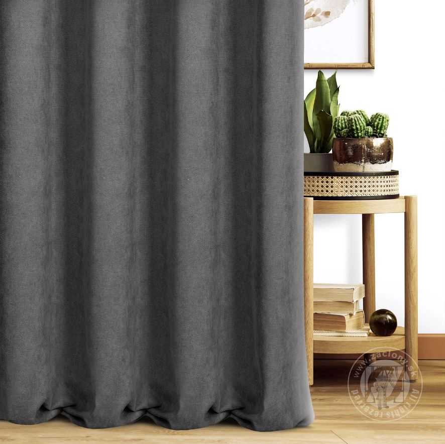 Záves ROYAL CALIFORNIA L129/5 popolavá