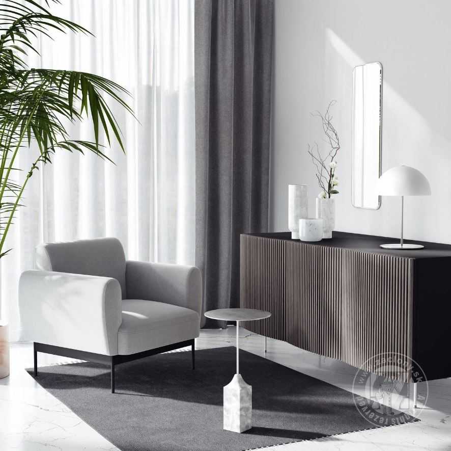 Záves ROYAL CALIFORNIA L129/5 popolavá