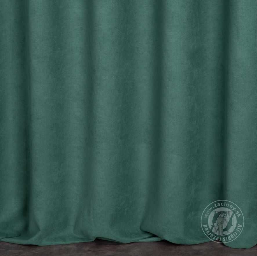 Záves ROYAL CALIFORNIA L129/6 tmavá tyrkysová