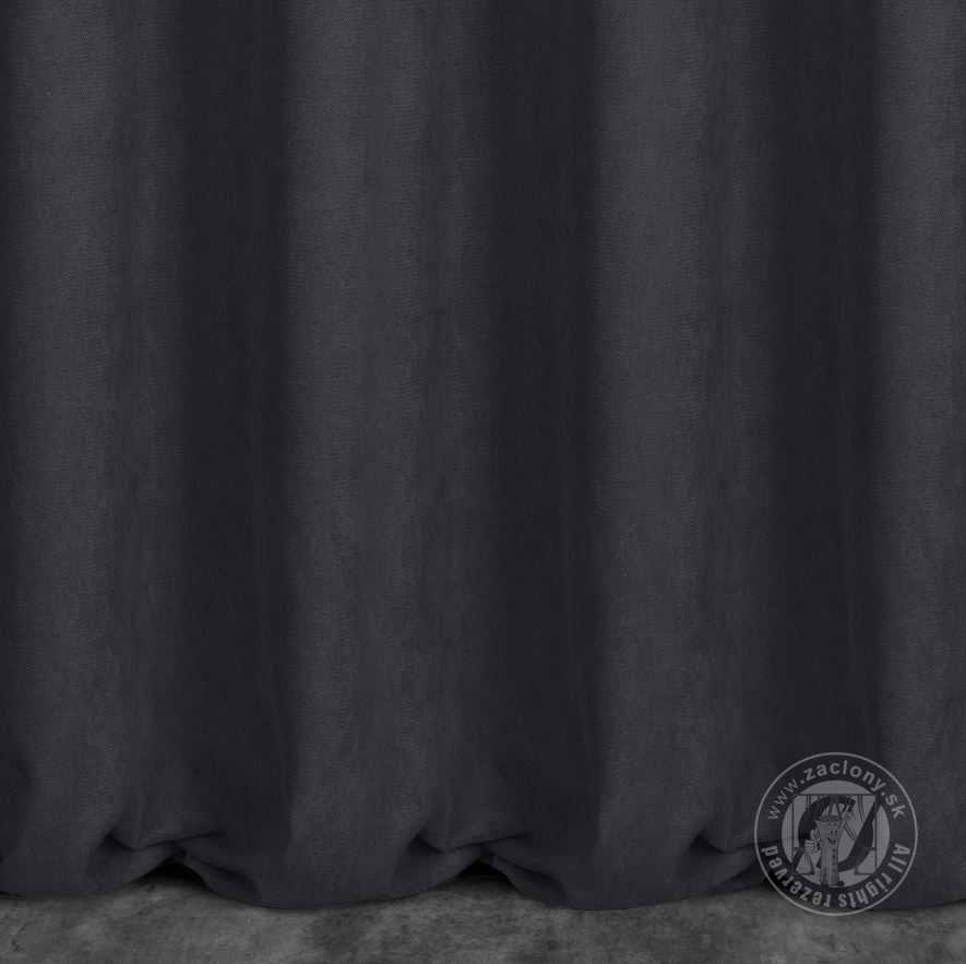 Záves ROYAL CALIFORNIA L129/7 tmavosivá