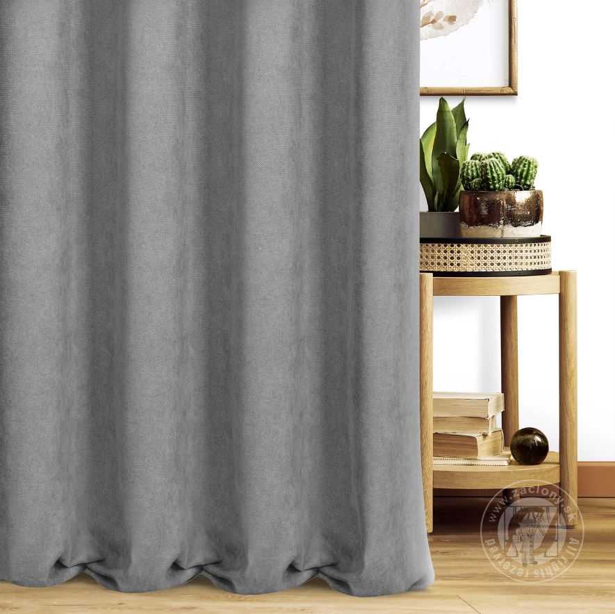 Záves ROYAL CALIFORNIA L129/4 sivá