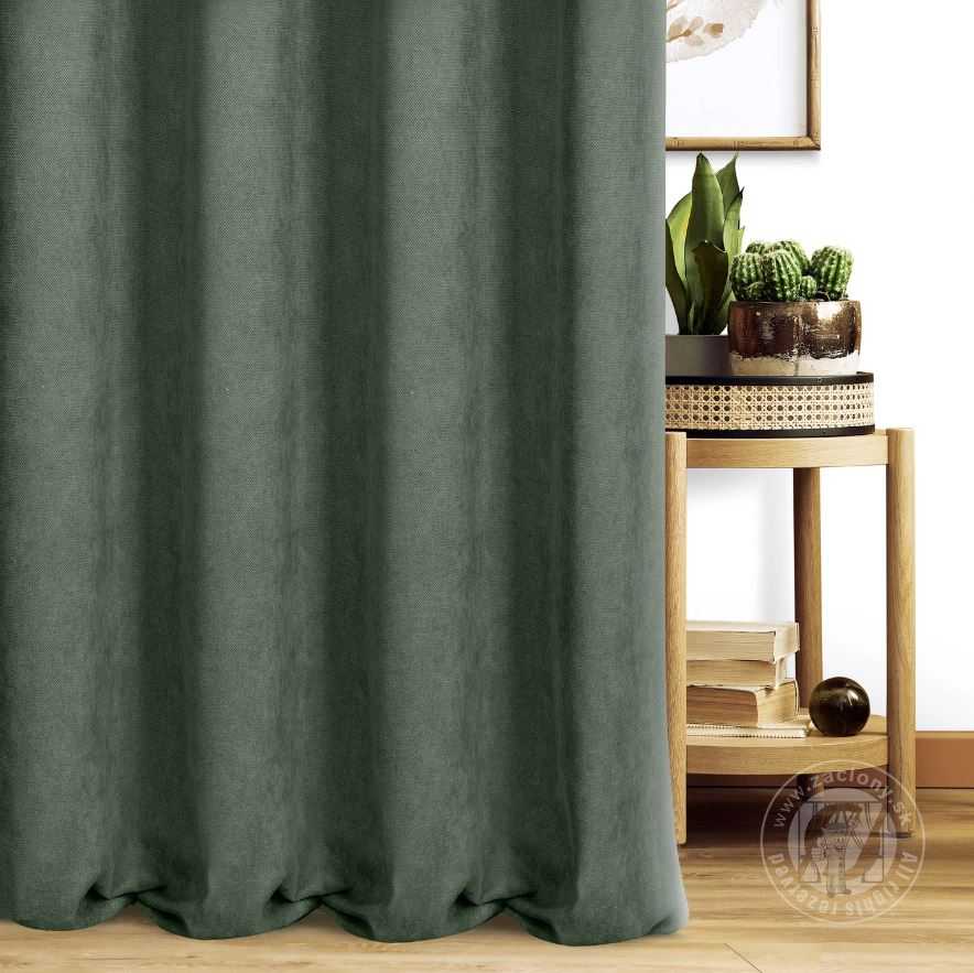 Záves ROYAL CALIFORNIA L129/10 tmavá olivová