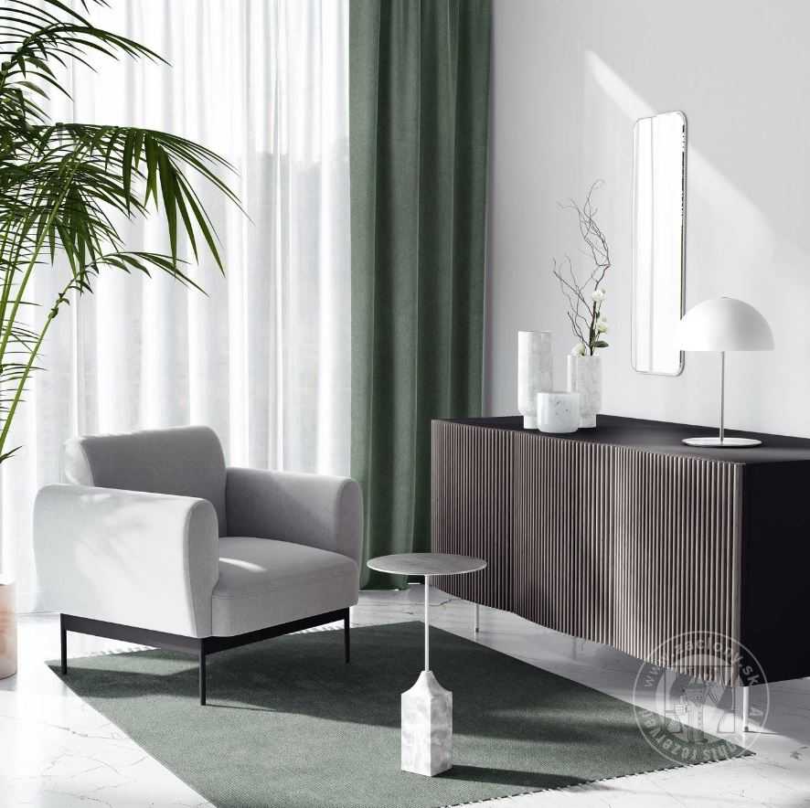 Záves ROYAL CALIFORNIA L129/10 tmavá olivová