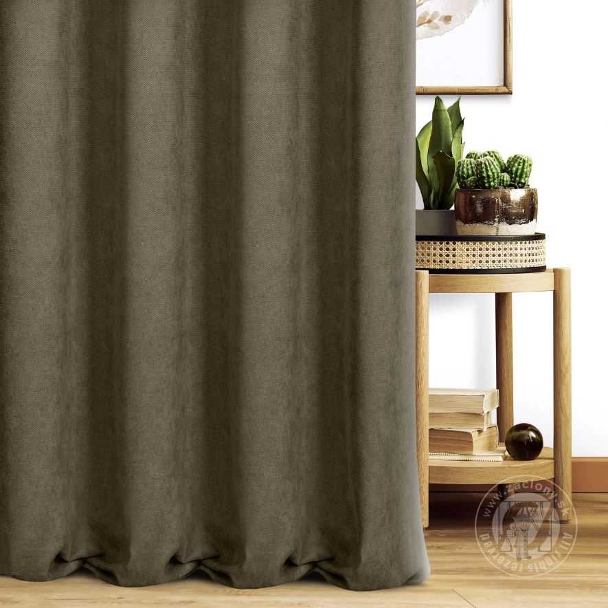 Záves ROYAL CALIFORNIA L129/13 hnedá