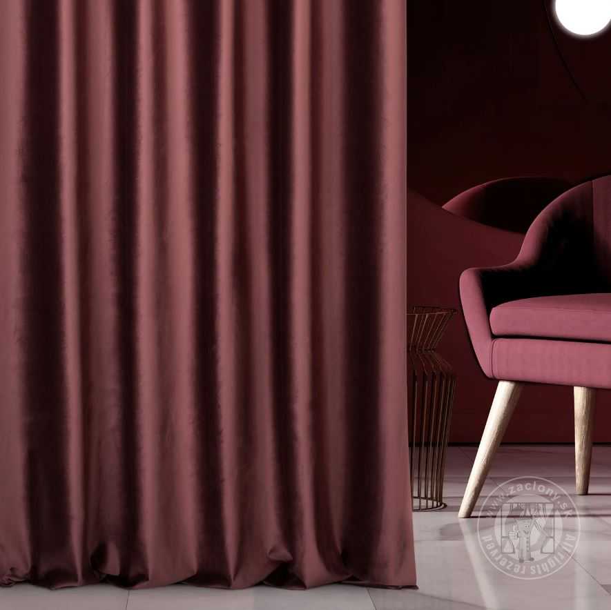 Záves PREMIUM VELVET P277/5 bordový