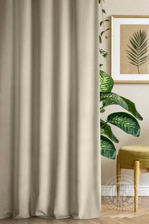 Záves PREMIUM VELVET P277/9 béžový