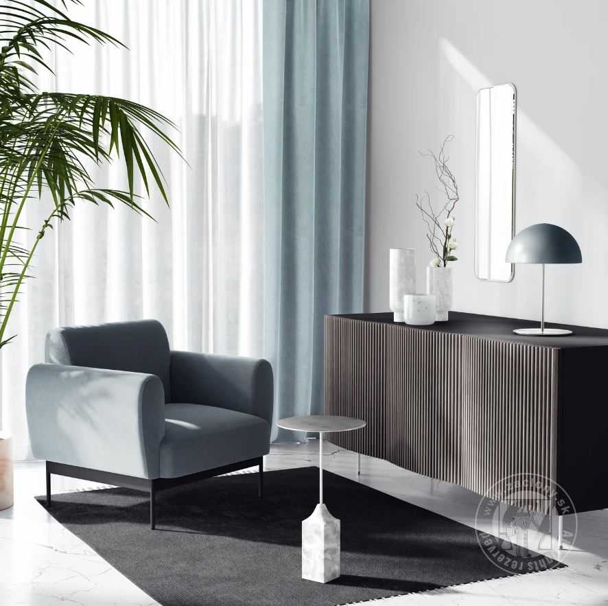 Záves PREMIUM VELVET P277/15 modrý