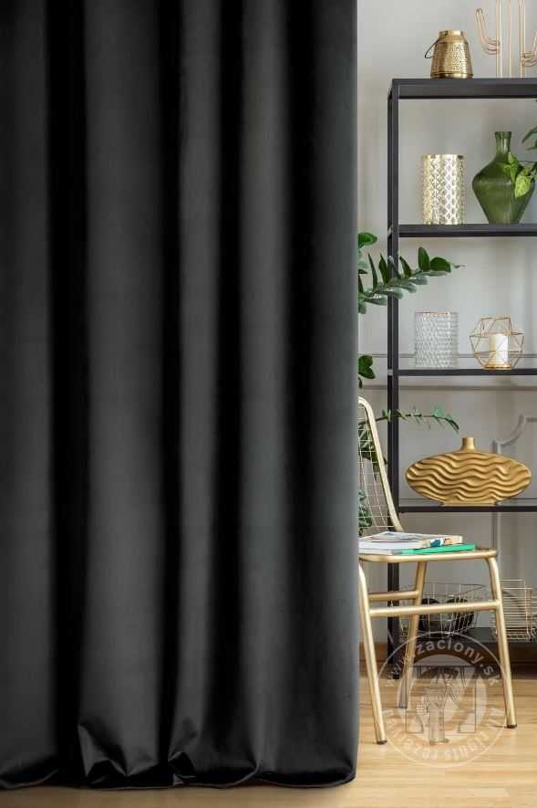 Záves PREMIUM VELVET P277/18 čierny