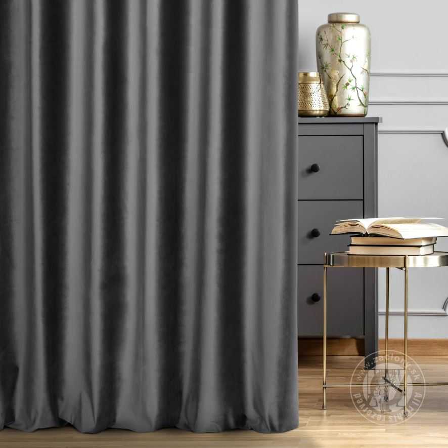 Záves PREMIUM VELVET P277/21 popolavý