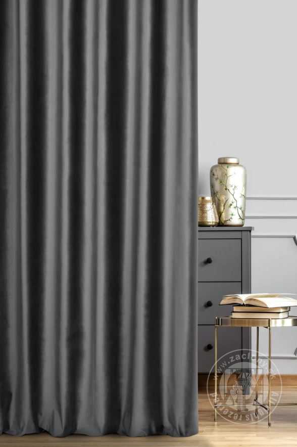 Záves PREMIUM VELVET P277/21 popolavý