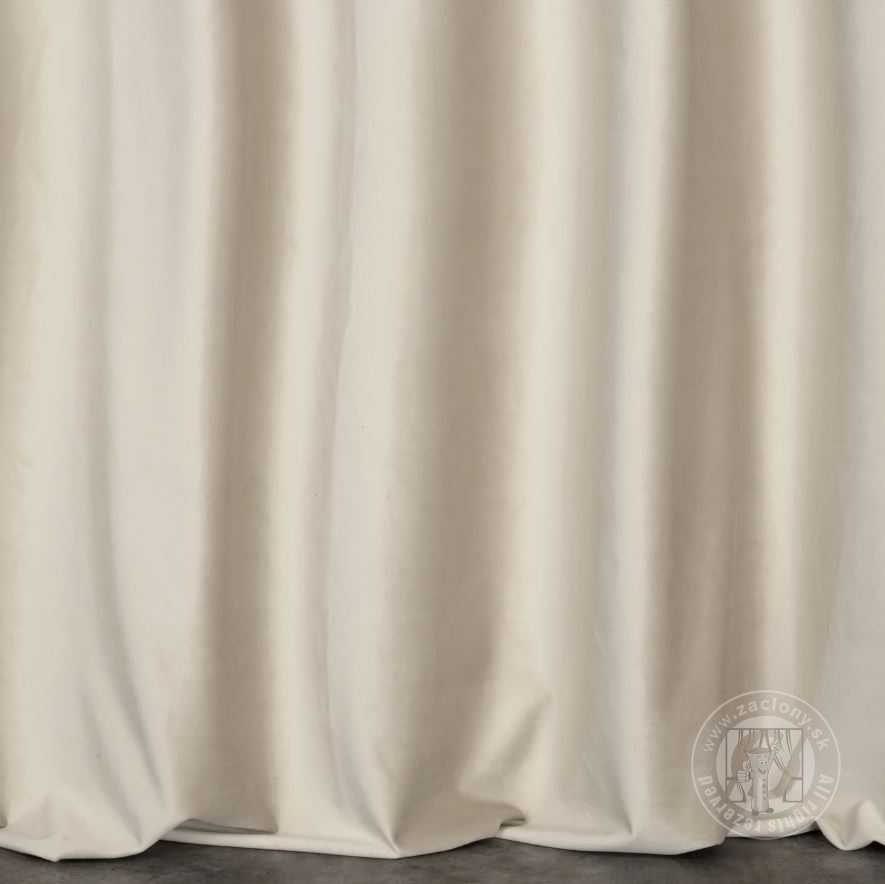 Záves PREMIUM VELVET P277/23 tmavý krémový