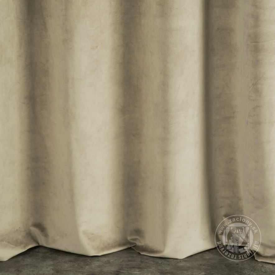 Záves PREMIUM VELVET P277/26 svetlohnedý