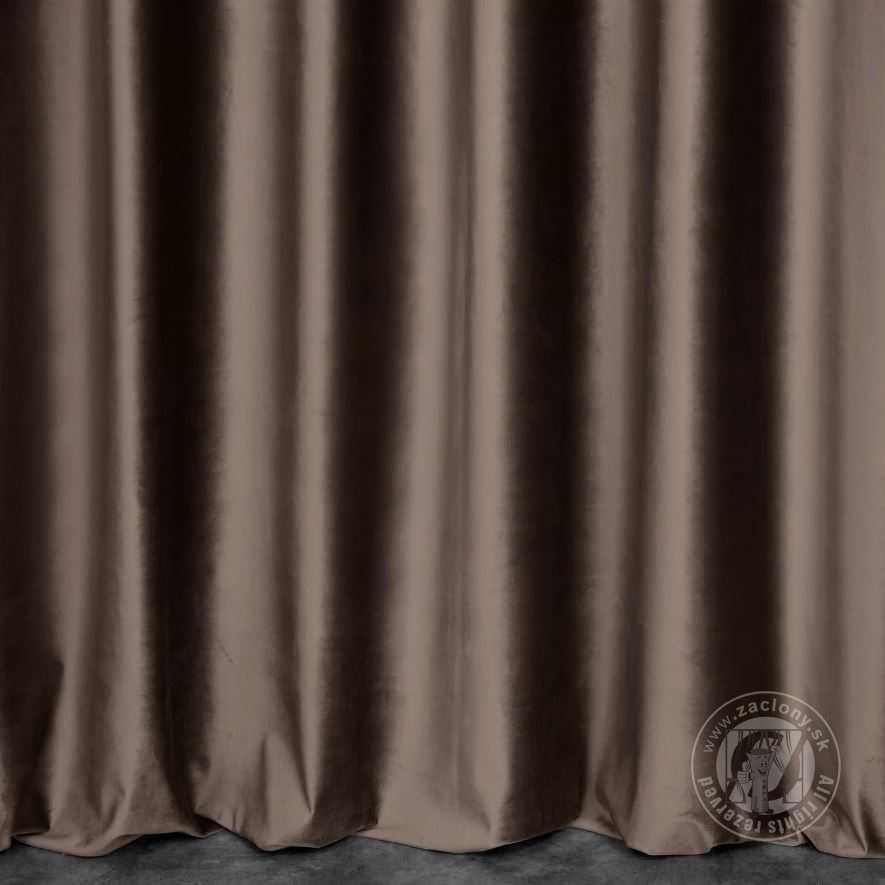 Záves PREMIUM VELVET P277/29 hnedý