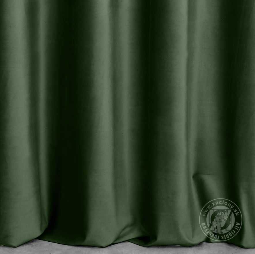 Záves PREMIUM VELVET P277/31 tmavý olivový