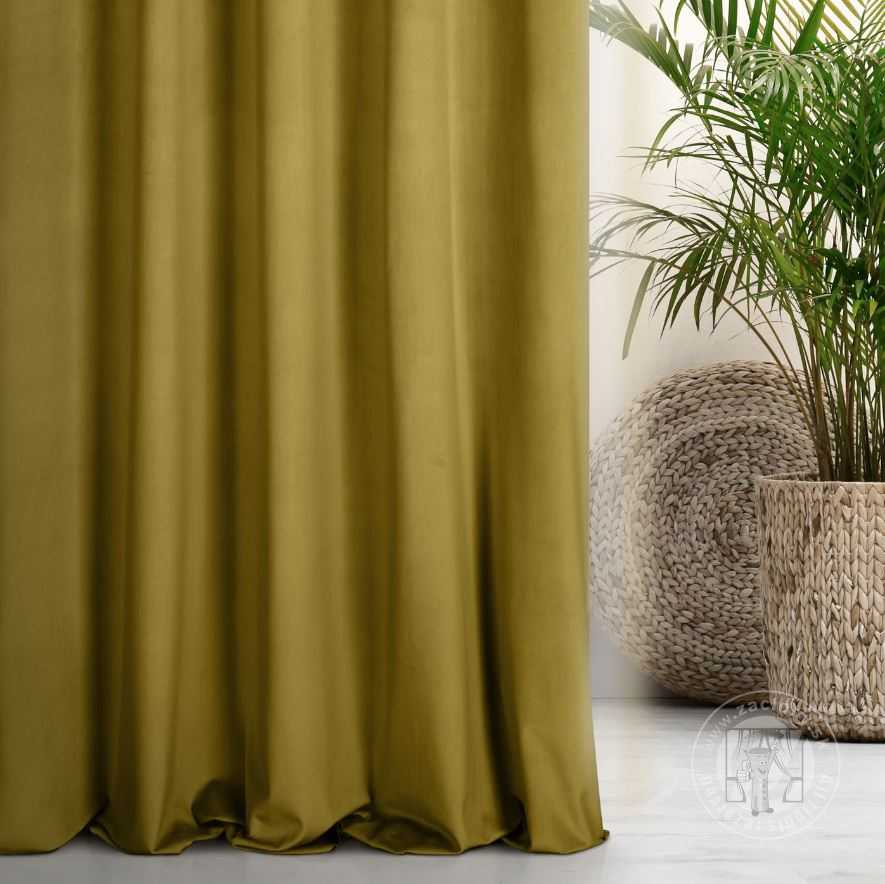 Záves PREMIUM VELVET P277/32 olivový