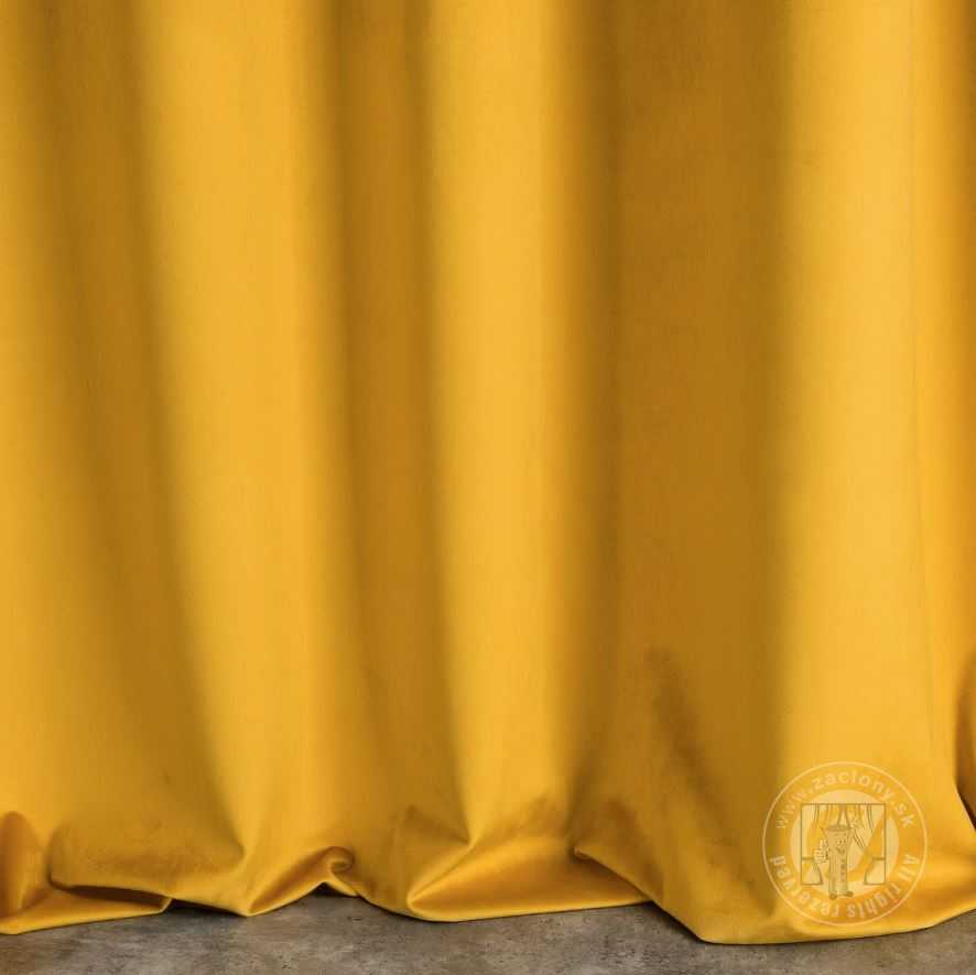 Záves PREMIUM VELVET P277/33 horčicový