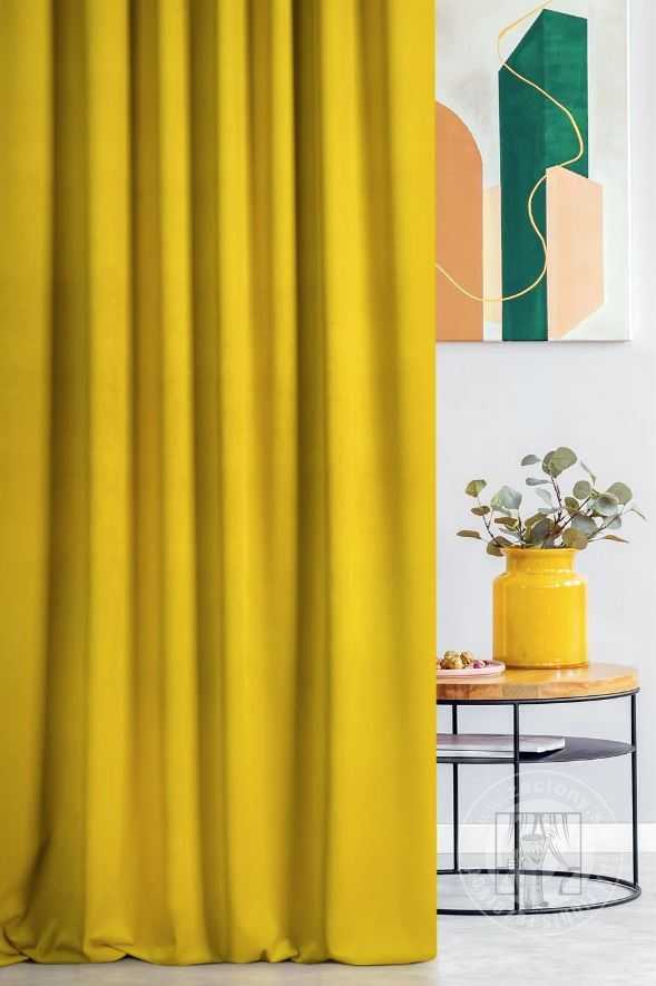 Záves PREMIUM VELVET P277/34 žltý