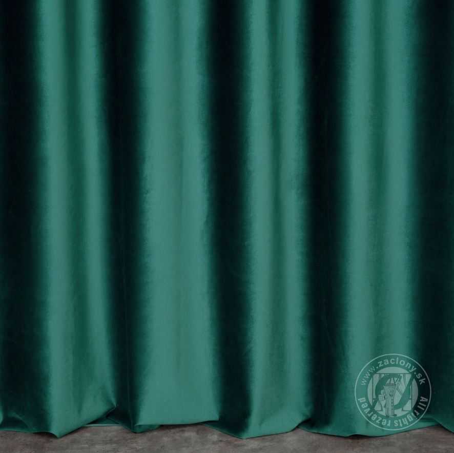 Záves PREMIUM VELVET P277/37 tmavozelený