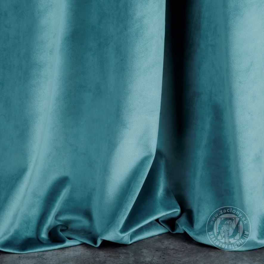 Záves PREMIUM VELVET P277/38 tyrkysový