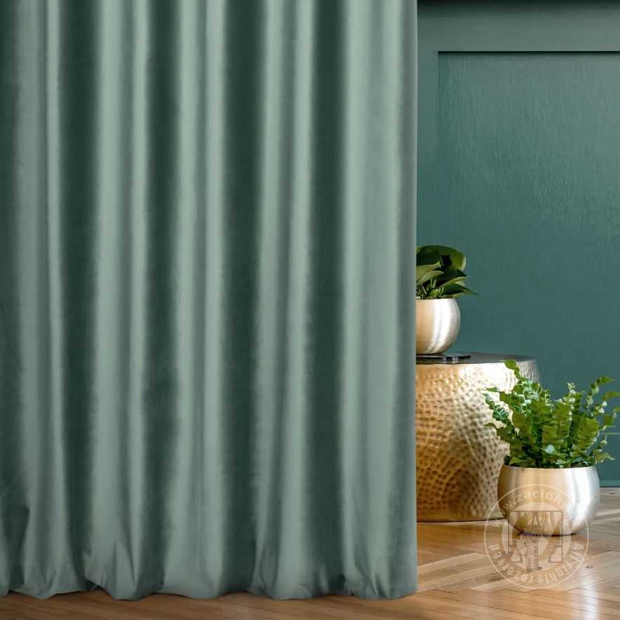 Záves PREMIUM VELVET P277/39 tmavý mätový