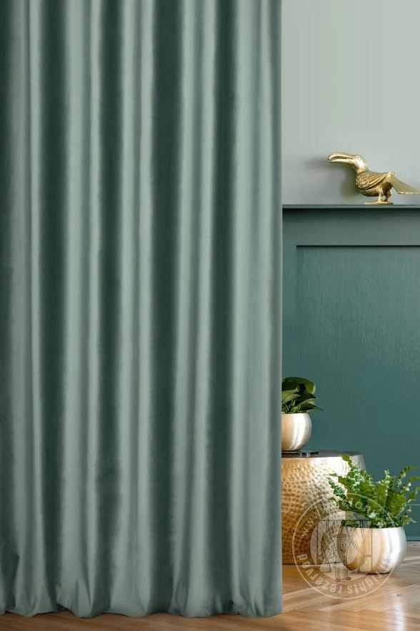 Záves PREMIUM VELVET P277/39 tmavý mätový