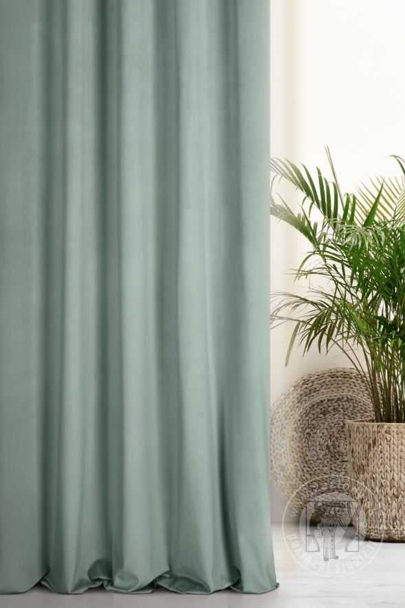 Záves PREMIUM VELVET P277/40 svetlý mätový