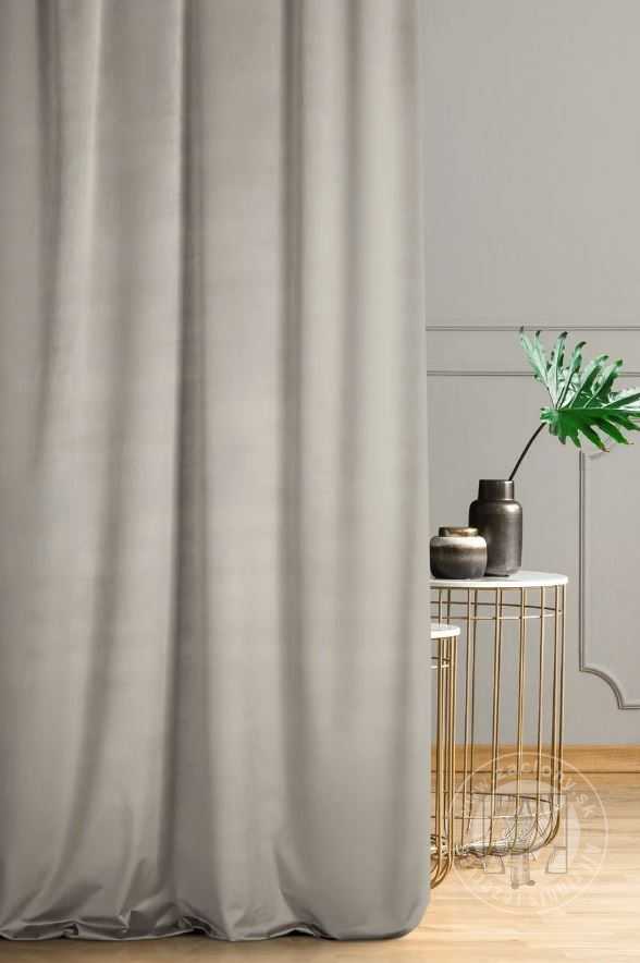 Záves PREMIUM VELVET P277/43 tmavobéžový