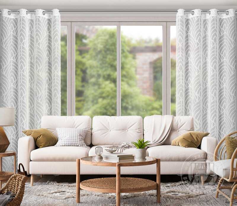 Záclona BLAIR na krúžkoch biela 140x260cm