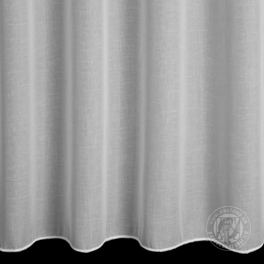 Záclona metráž ANNA biela E