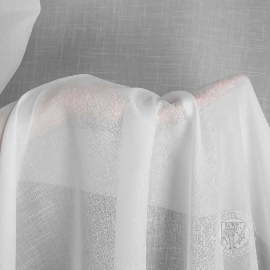 Záclona metráž ANNA biela E