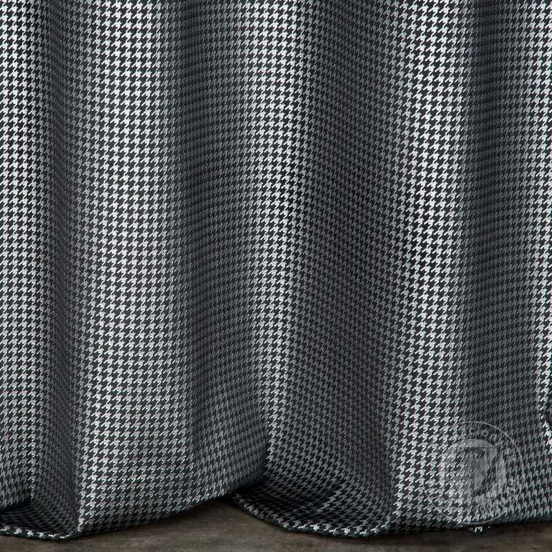 Záves DARCY na krúžkoch čierny 140x250cm