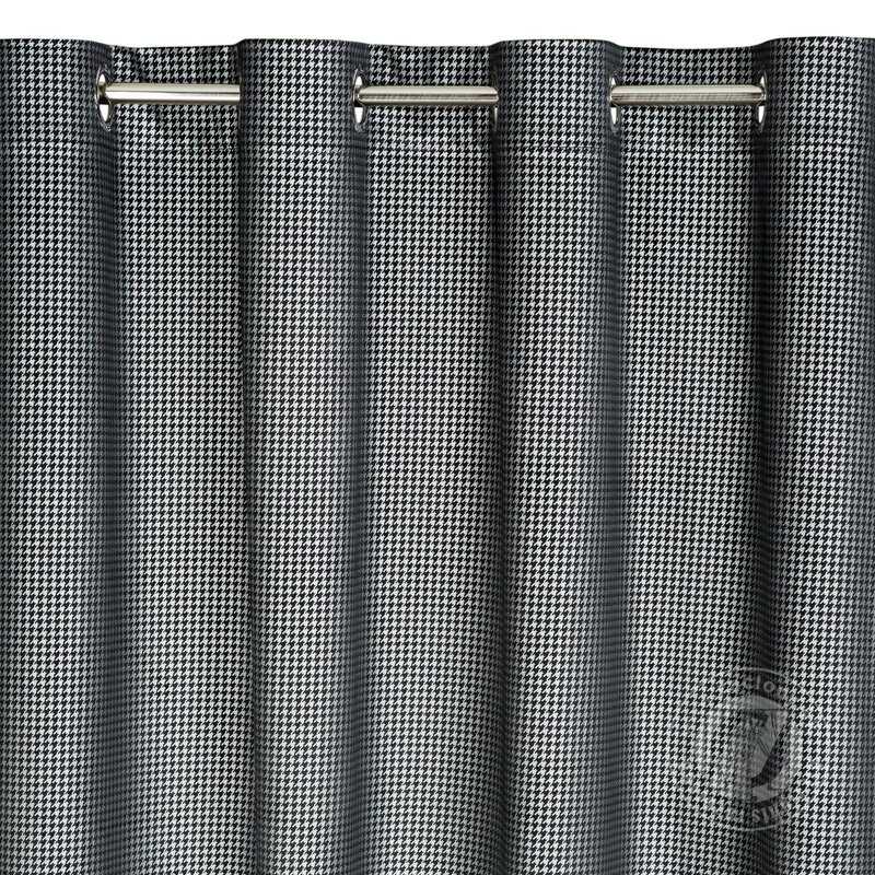 Záves DARCY na krúžkoch čierny 140x250cm