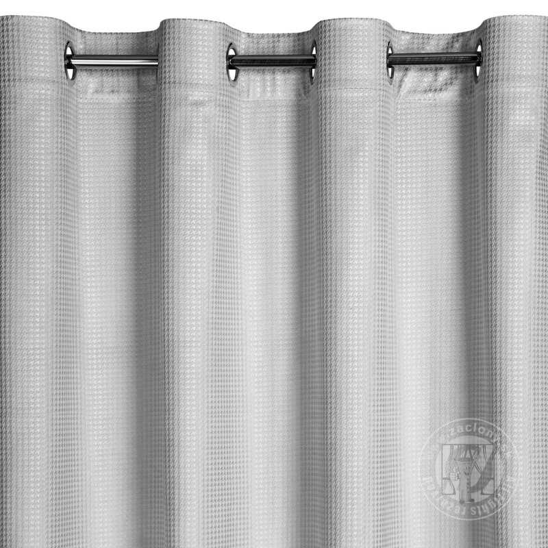 Záves DARCY na krúžkoch sivý 140x250cm
