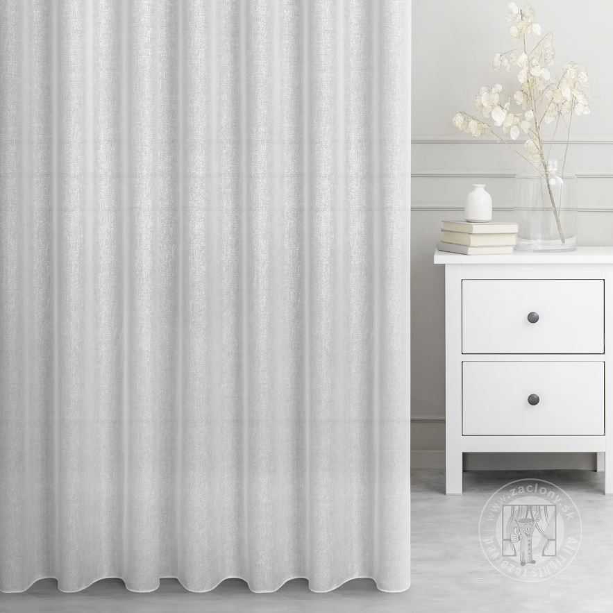 Záclona metráž 22640 biela