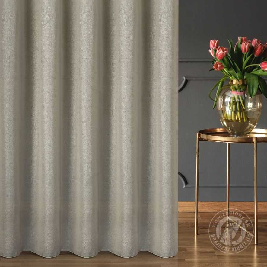 Záclona metráž 22640 béžová, 280cm