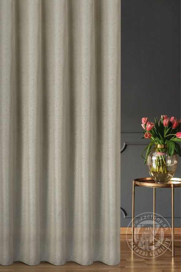 Záclona metráž 22640 béžová, 280cm