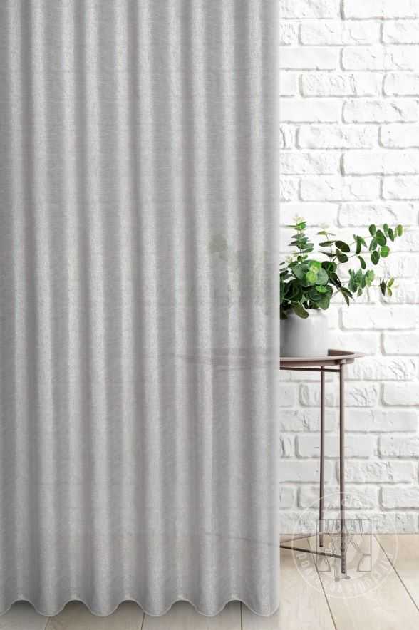 Záclona metráž 22640 strieborná