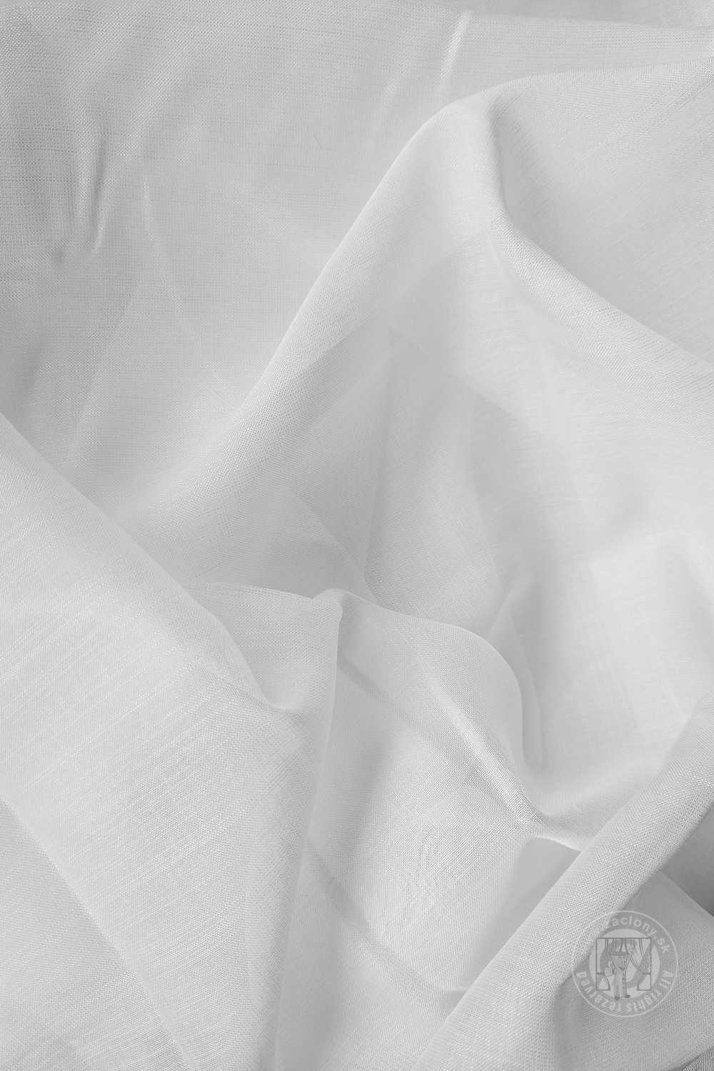 Záclona metráž NELSON prírodná biela, 300cm