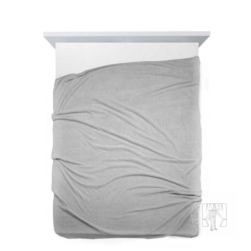 Deka z mikroflanelu CINDY3 200x220cm sivá