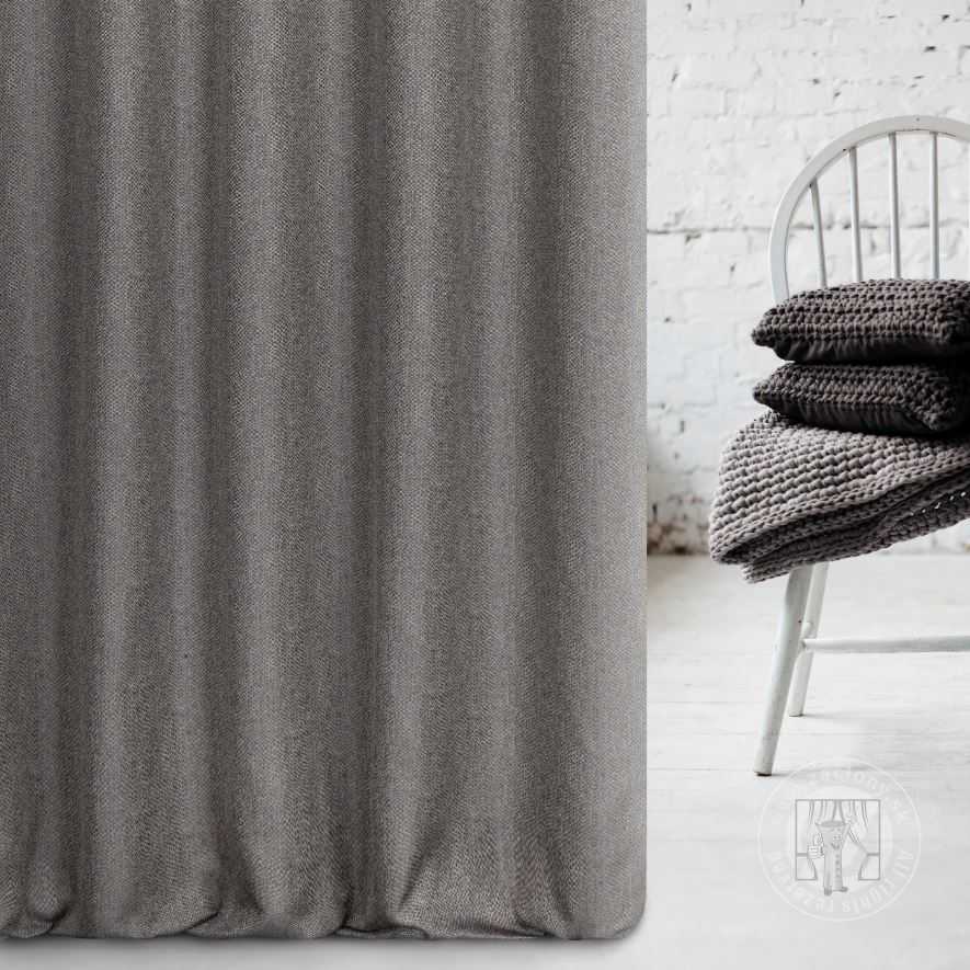 Dekoračná látka 670091 oceľová