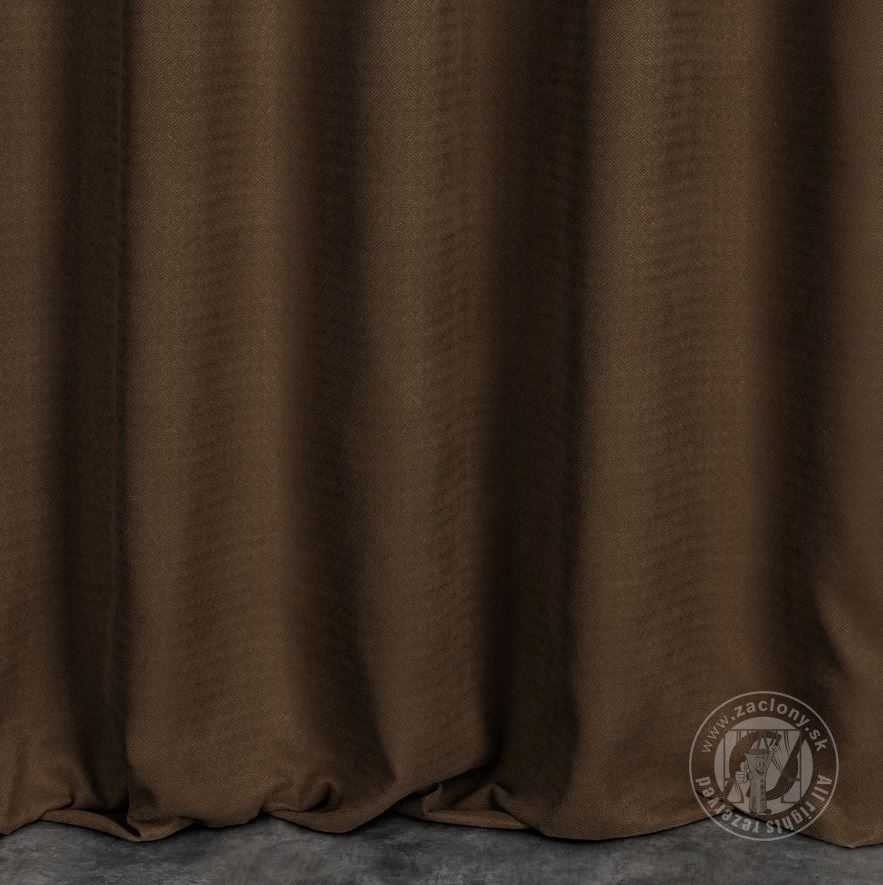 Záves KEEP tmavohnedá