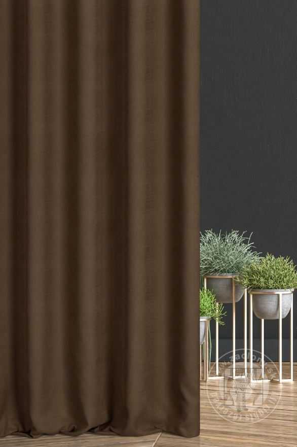 Záves KEEP tmavohnedá