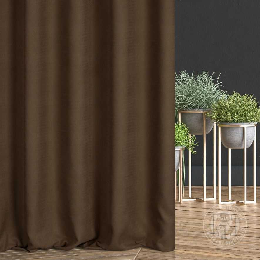 Záves KEEP tmavohnedá