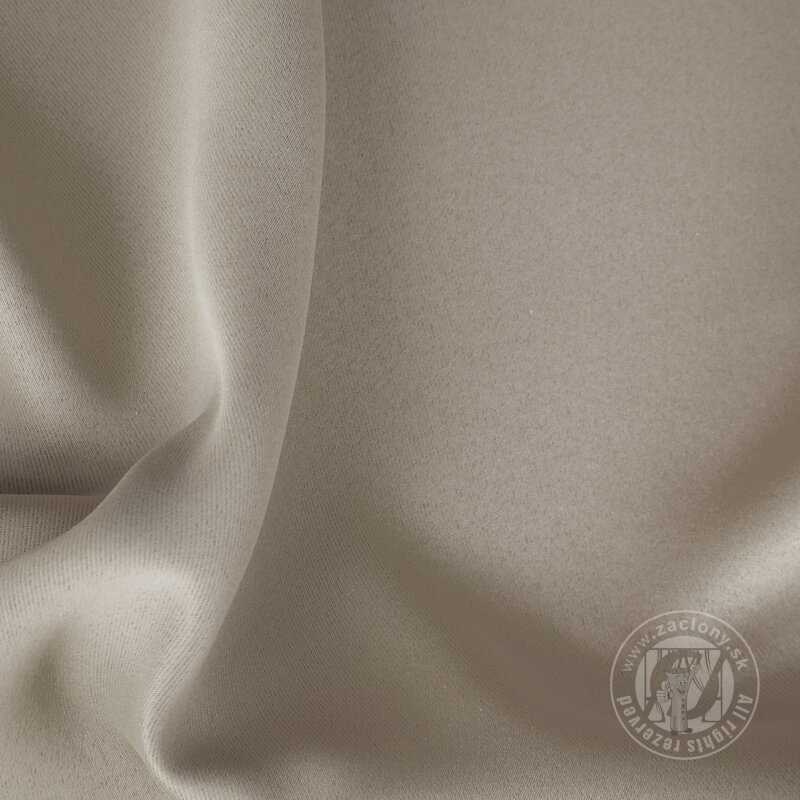 Záves MILAN na flex páske tmavá béžová 140x300cm