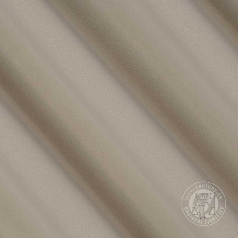 Záves MILAN na flex páske tmavá béžová 140x300cm