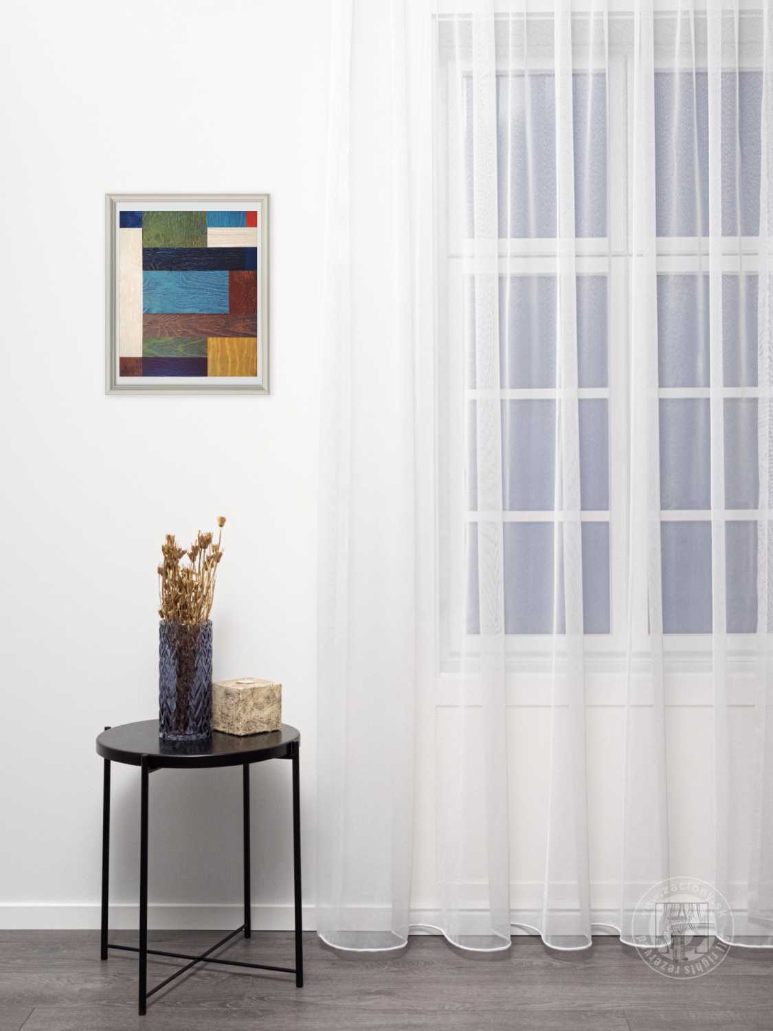 Záclona metráž DORA 01 biela